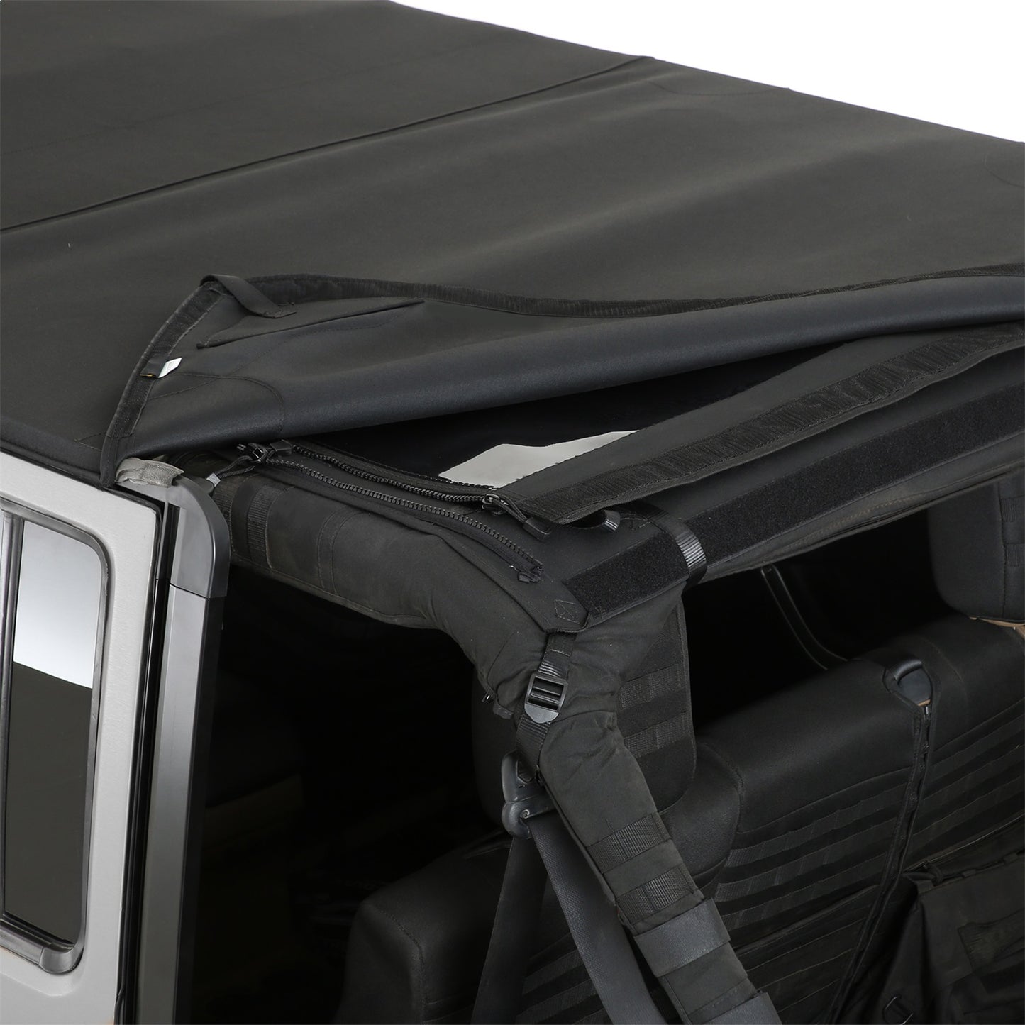 Smittybilt Bowless Combo Top w/Tinted Windows w/Tint Black Diamond I 9083135K