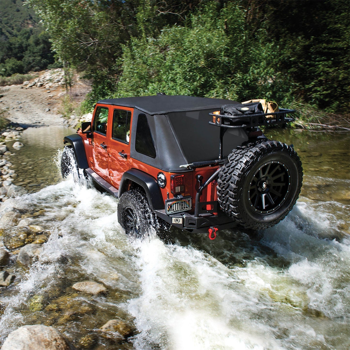 Smittybilt Bowless Combo Top w/Tinted Windows w/Tint Black Diamond I 9083135K
