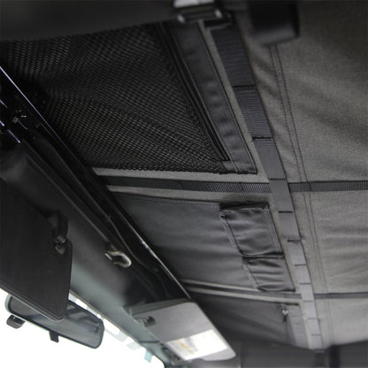 Smittybilt Bowless Combo Top w/Tinted Windows Marine Grade Durable Vinyl Coated Soft Top OEM Diamond Style Fabric 30ml DOT Tinted Glass Black I 9083235