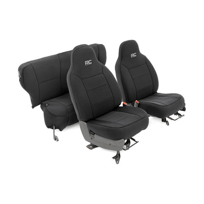 Rough Country 84-96 - Non-Detachable Headrest Seat Covers I 91021A