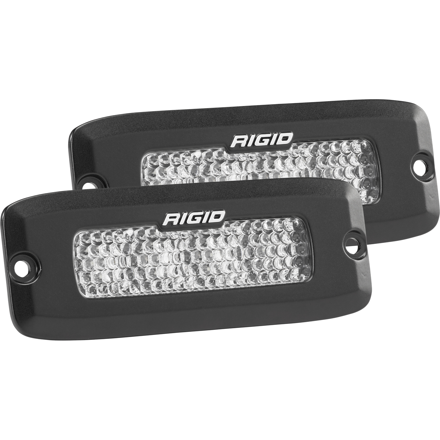 RIGID INDUSTRIES | Driving Diffused Black Flush Mount Pair SR-Q Pro RIGID Industries | 925513