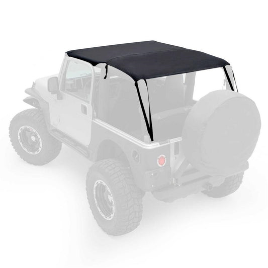 Smittybilt Extended Top Black Diamond No Drill Installation Requires PN[90104] If Vehicle Does Not Have Windshield Channel I 93635