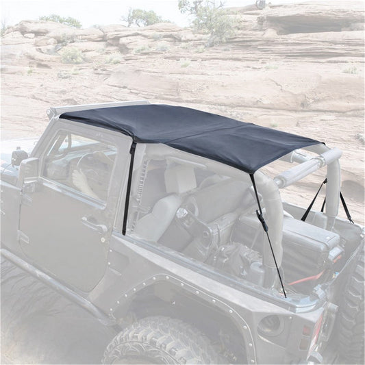 Smittybilt Extended Top Black Diamond Requires PN[90105] If Vehicle Does Not Have Windshield Channel No Drill Installation I 94135
