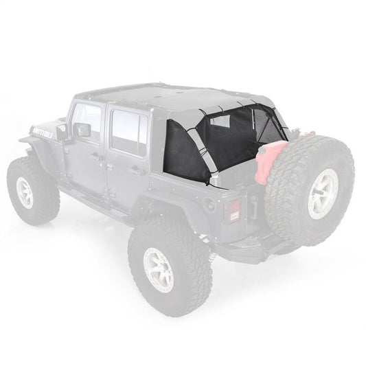 Smittybilt Cloak Extended Mesh Top Cloak Sides And Rear Black Mesh I 95501