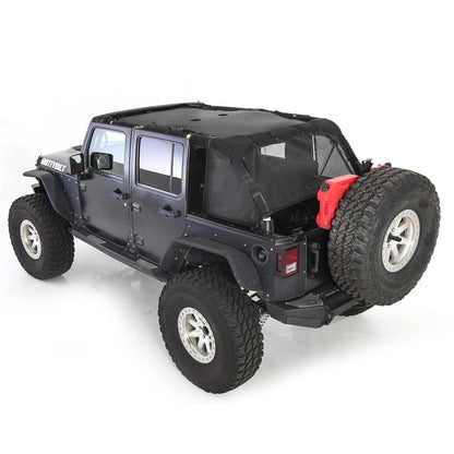 Smittybilt Cloak Extended Mesh Top Cloak Sides And Rear Black Mesh I 95501