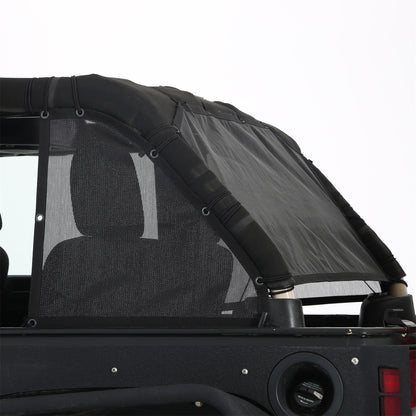 Smittybilt Cloak Extended Mesh Top Cloak Sides And Rear Black Mesh I 95501