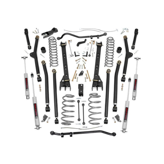 ROUGH COUNTRY 4 Inch Lift Kit | Long Arm | Jeep Wrangler TJ 4WD (1997-2006) | 66330