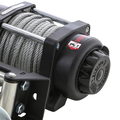 Smittybilt XRC4 Winch Rated Line Pull 4000lbs. 12V 4.19 HP 12 ft. Remote Lead 198:1 Gear Ratio 2-Stage Planetary Gear Self Locking Drum Incl. Remote 1/4 in. x 60 ft. Cable I 97204