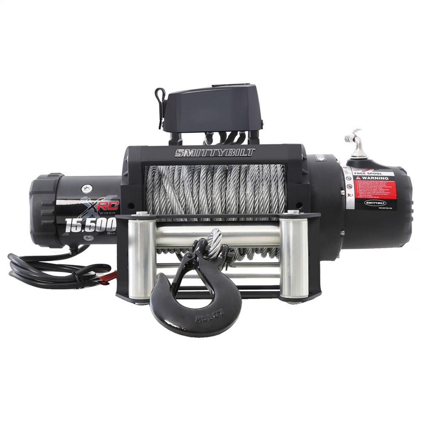 Smittybilt XRC-15.5K GEN 2 Winch Rated Line Pull 15500lbs. 12V 6.6 HP Rec. Battery 650CCA 12ft. Remote Lead 397:1 Gear Ratio 3-Stage Planetary Gear Cable: 25/64in. x 93.5ft. I 97415