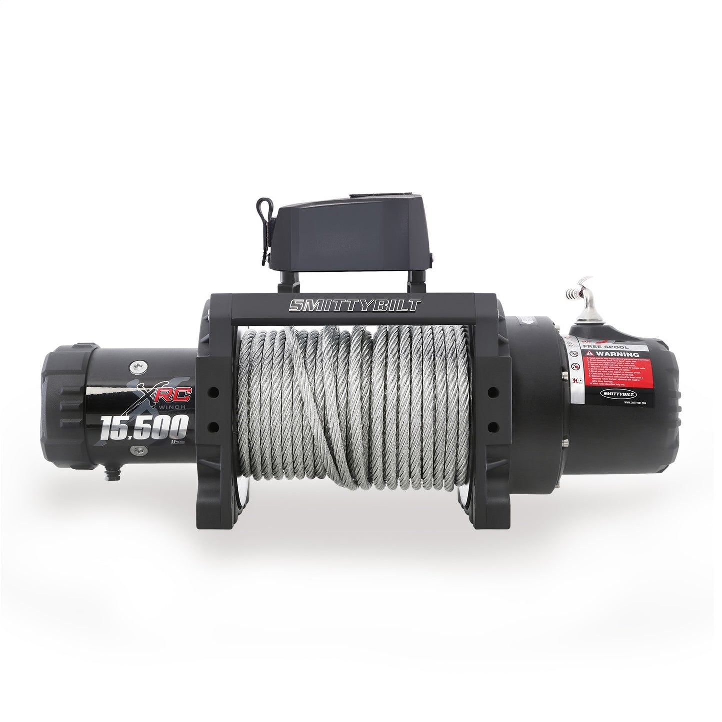 Smittybilt XRC-15.5K GEN 2 Winch Rated Line Pull 15500lbs. 12V 6.6 HP Rec. Battery 650CCA 12ft. Remote Lead 397:1 Gear Ratio 3-Stage Planetary Gear Cable: 25/64in. x 93.5ft. I 97415