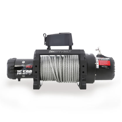 Smittybilt XRC-15.5K GEN 2 Winch Rated Line Pull 15500lbs. 12V 6.6 HP Rec. Battery 650CCA 12ft. Remote Lead 397:1 Gear Ratio 3-Stage Planetary Gear Cable: 25/64in. x 93.5ft. I 97415