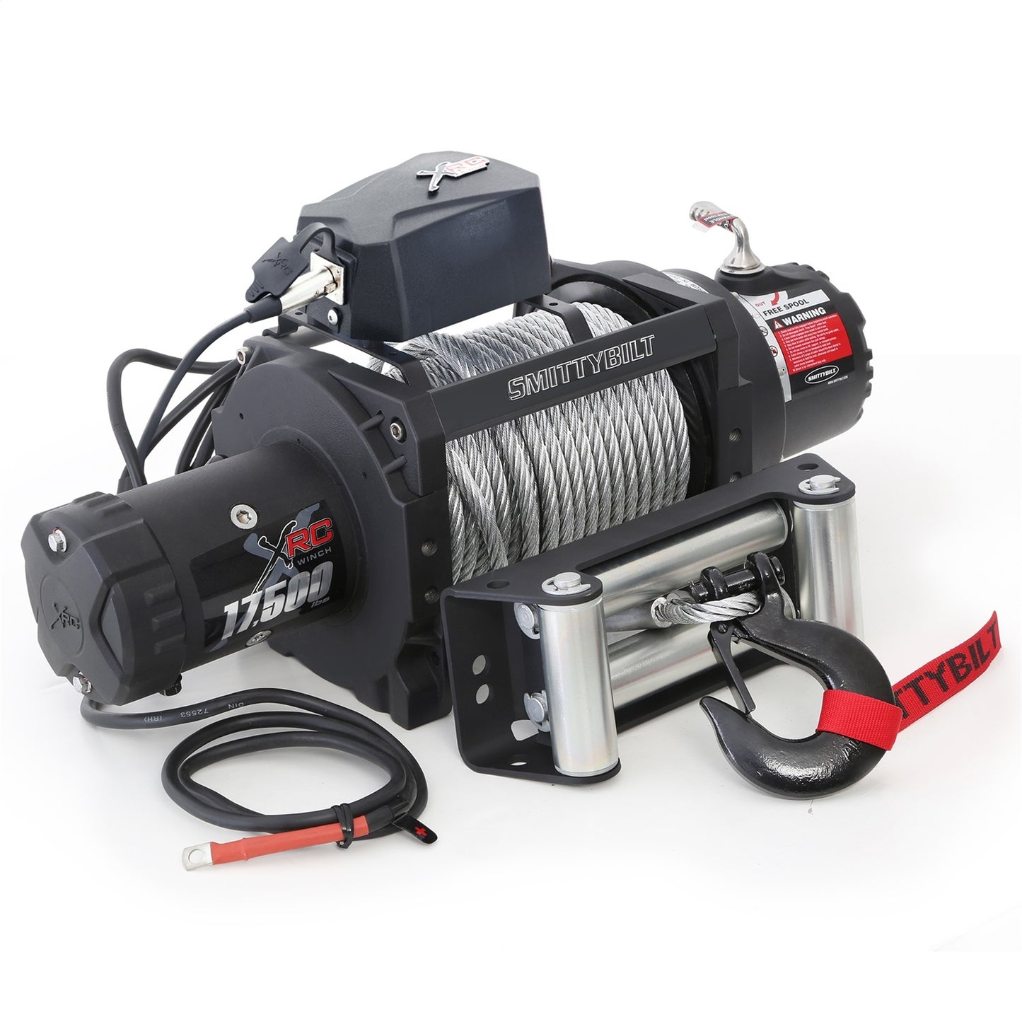 Smittybilt XRC-17.5K GEN 2 Winch Rated Line Pull 17500lbs. 12V 6.6 HP Rec. Battery 650CCA 12ft. Remote Lead 330:1 Gear Ratio 3-Stage Planetary Gear Cable: 7/16in. x 93.5ft. I 97417