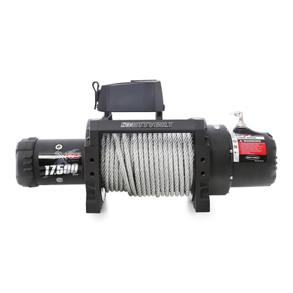 Smittybilt XRC-17.5K GEN 2 Winch Rated Line Pull 17500lbs. 12V 6.6 HP Rec. Battery 650CCA 12ft. Remote Lead 330:1 Gear Ratio 3-Stage Planetary Gear Cable: 7/16in. x 93.5ft. I 97417