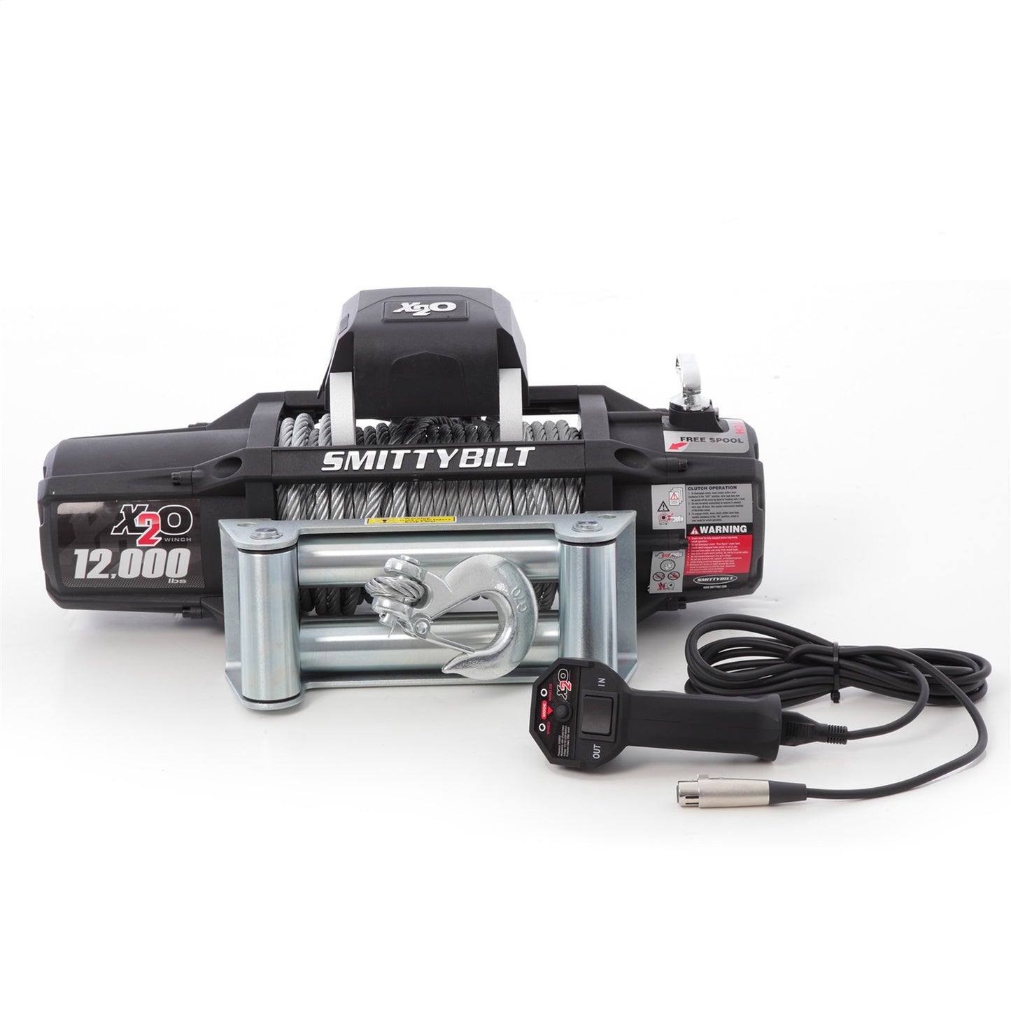 Smittybilt X2o-12K GEN 2 Winch 12000 lb. Rated Line Pull 6.6 hp Steel Rope Textured Black I 97512