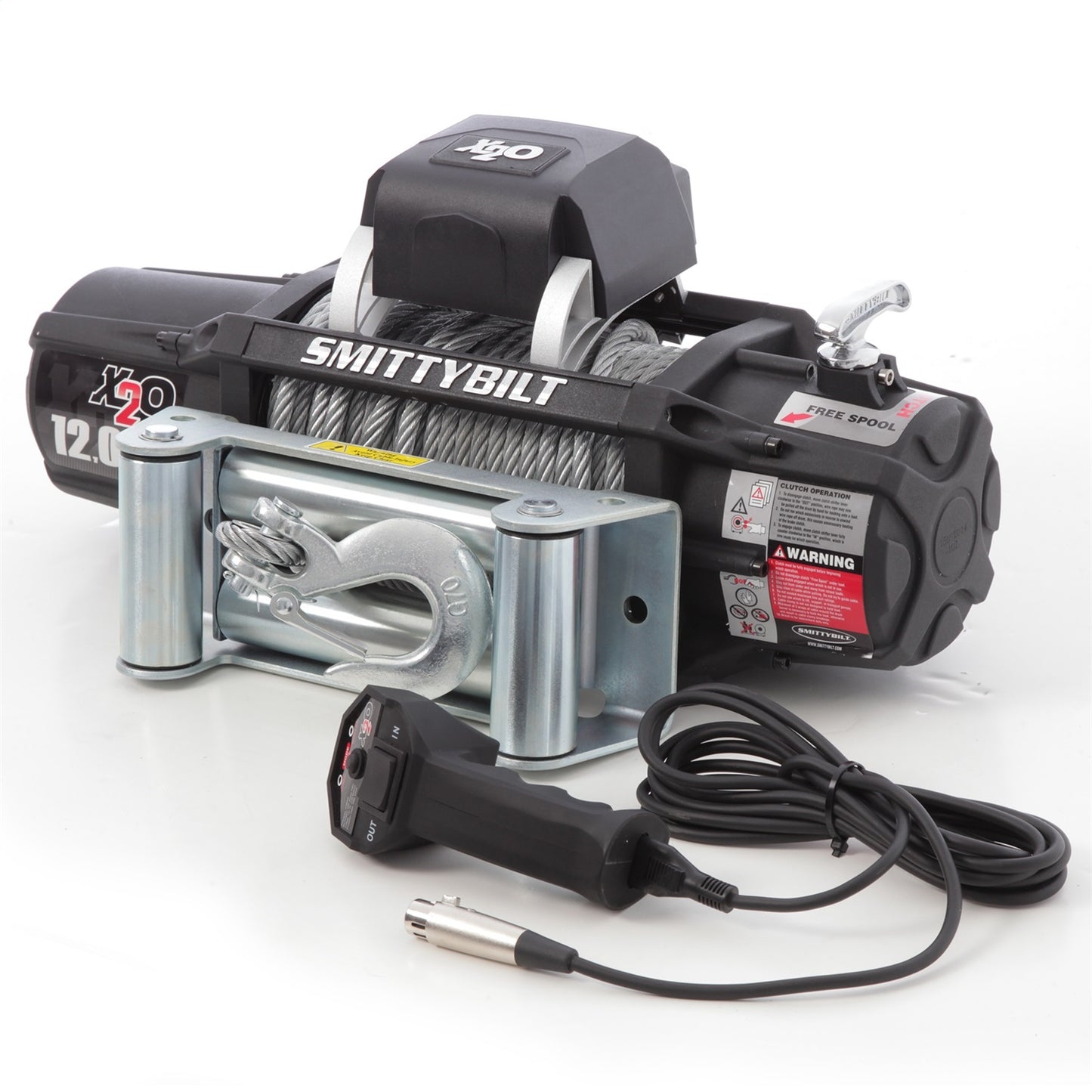 Smittybilt X2o-12K GEN 2 Winch 12000 lb. Rated Line Pull 6.6 hp Steel Rope Textured Black I 97512