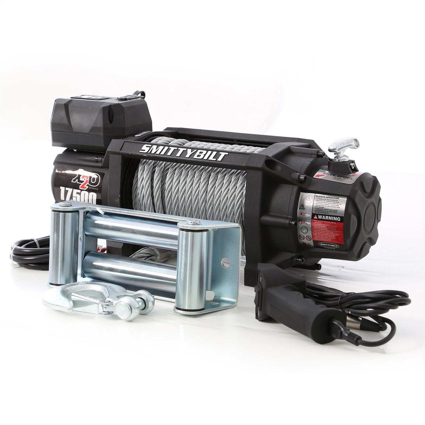 Smittybilt X2o-17.5K GEN 2 Winch 17500 lb. Rated Line Pull 6.6 hp Steel Rope Textured Black I 97517