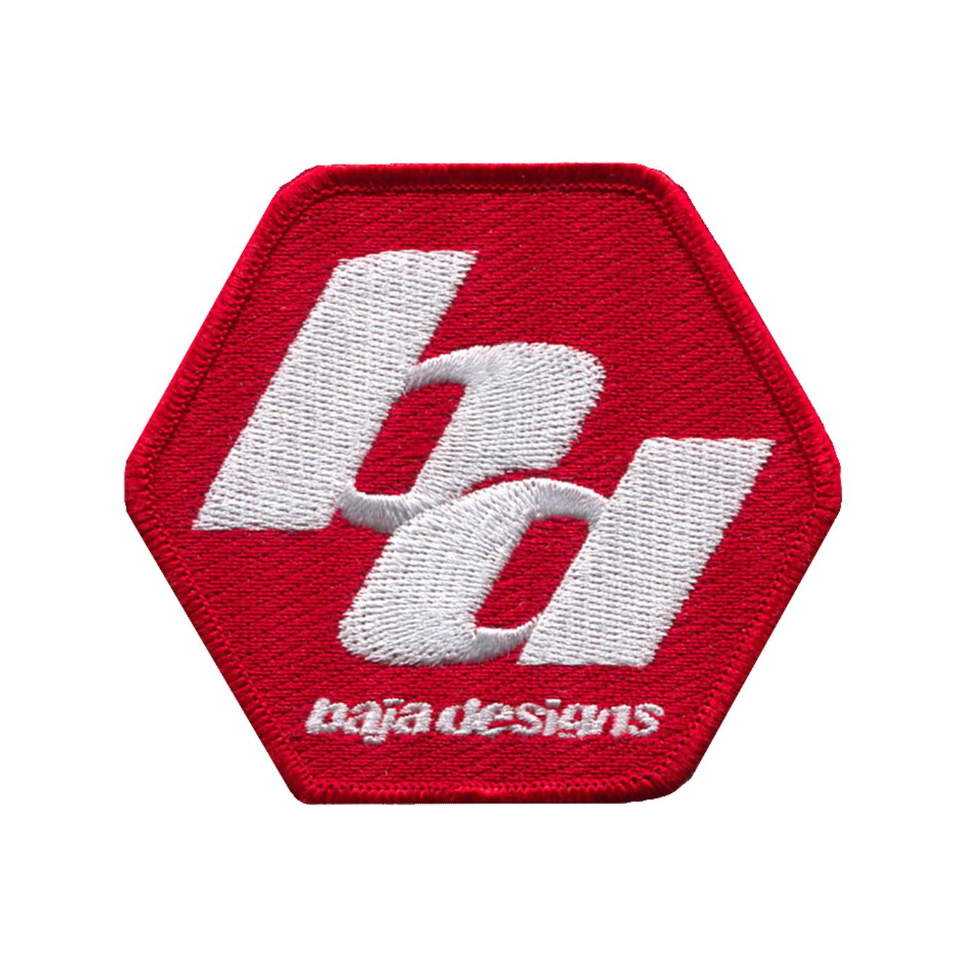 BAJA DESIGNS Baja Designs Patch 3x3 Inch Red/White I 980031