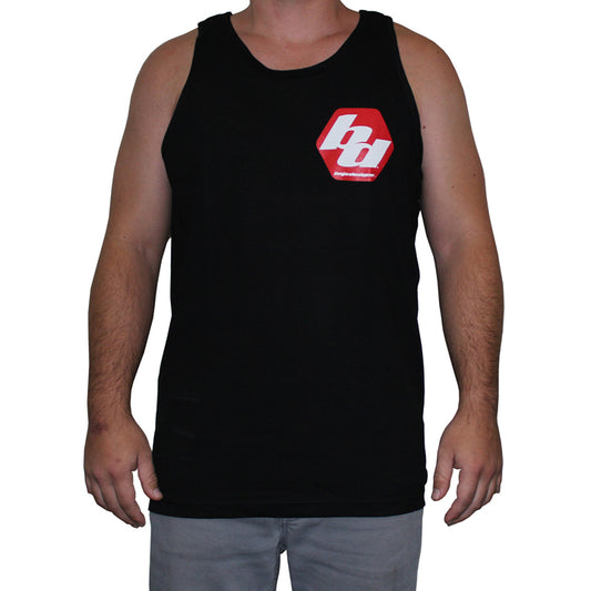 BAJA DESIGNS Baja Designs Tank Top Black Mens Large I 980042