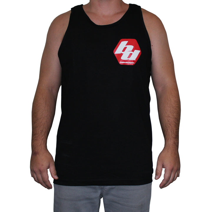 BAJA DESIGNS Baja Designs Tank Top Black Mens X Large I 980043