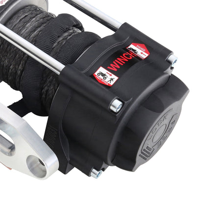 Smittybilt XRC3 Winch Rated Line Pull 3000lbs. 12V 3.9 HP 11.5 ft. Remote Lead 136:1 Gear Ratio 2-Stage Planetary Gear Self Locking Drum Incl. Remote 40ft Synthetic Rope I 98203