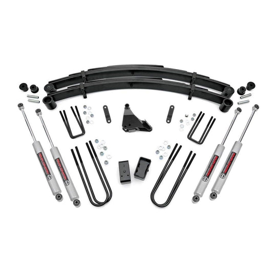 ROUGH COUNTRY 4 Inch Lift Kit | Rear Blocks | Ford F-250/F-350 Super Duty 4WD (1999-2004) | 49530