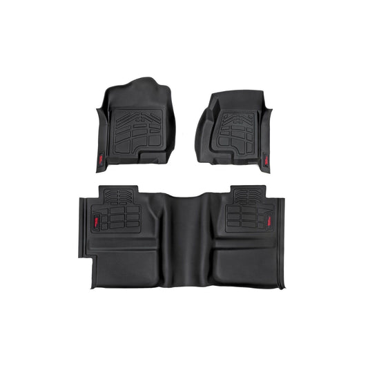 ROUGH COUNTRY Sure-Fit Floor Mats | FR & RR | Chevy/GMC 1500 (99-06 & Classic) | SM29912A