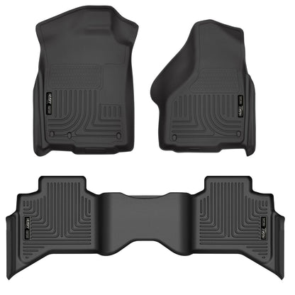 Husky Liners | Weatherbeater Front & 2nd Seat Floor Liners For 2009-2024 Ram 1500, 1500 Classic Husky Liners | 99011