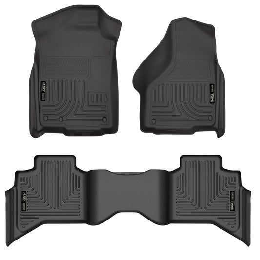Husky Liners | Weatherbeater Front & 2nd Seat Floor Liners For 2009-2024 Ram 1500, 1500 Classic Husky Liners | 99011