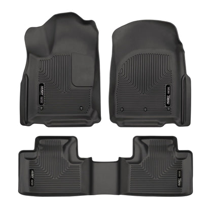 Husky Liners | Weatherbeater Front & 2nd Seat Floor Liners For 2011-2015 Dodge Durango, Jeep Grand Cherokee Husky Liners | 99051
