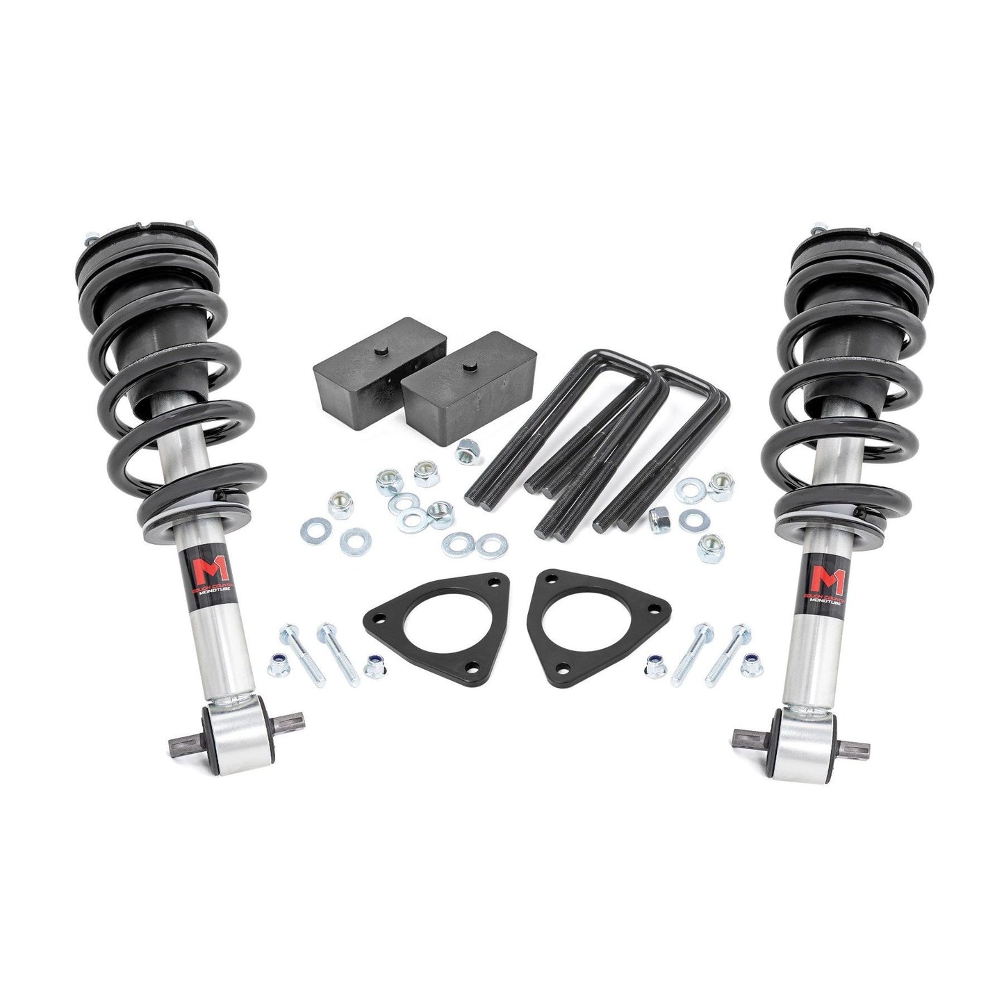 ROUGH COUNTRY 2.5 Inch Lift Kit | Alu/Cast Steel | M1 Strut | Chevy/GMC 1500 (07-18) | 1340