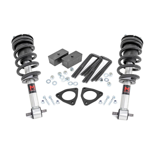 ROUGH COUNTRY 2.5 Inch Lift Kit | Alu/Cast Steel | M1 Strut | Chevy/GMC 1500 (07-18) | 1340