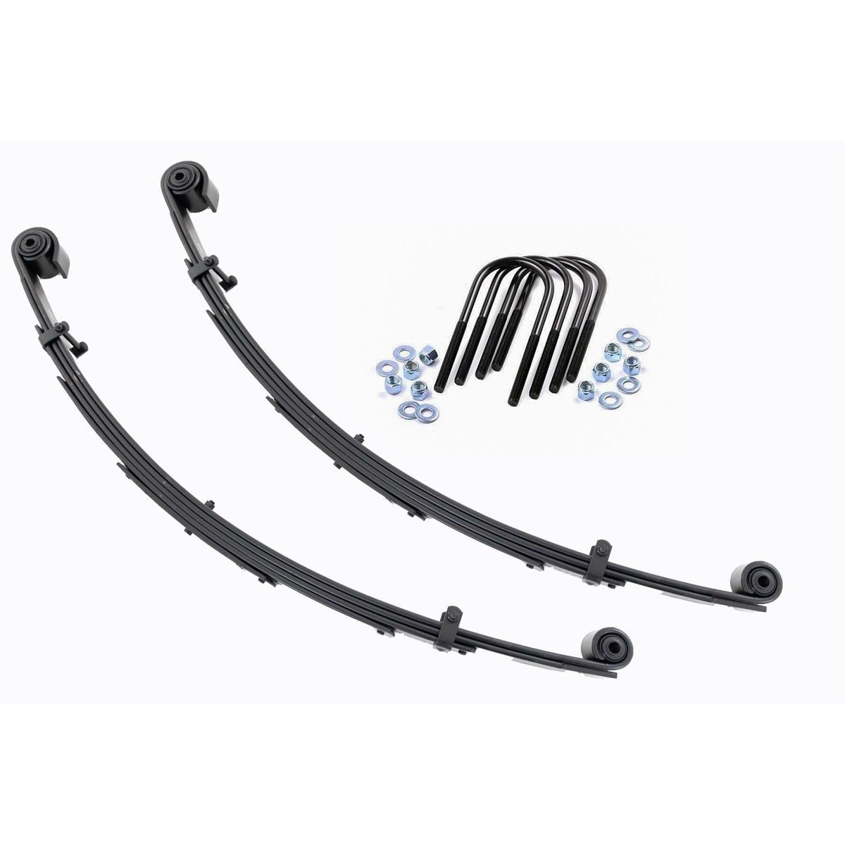 ROUGH COUNTRY Front Leaf Springs | 4" Lift | Pair | Ford Excursion/F-250 Super Duty/F-350 Super Duty 4WD | 8057Kit