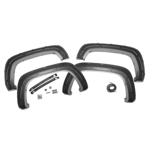 Rough Country Flat Black Fender Flares I A-C12011