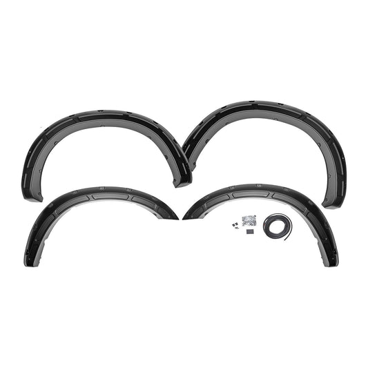 Rough Country Flat Black Fender Flares I A-D10917