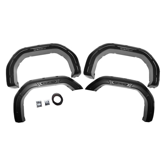 Rough Country Flat Black Fender Flares I A-G12011