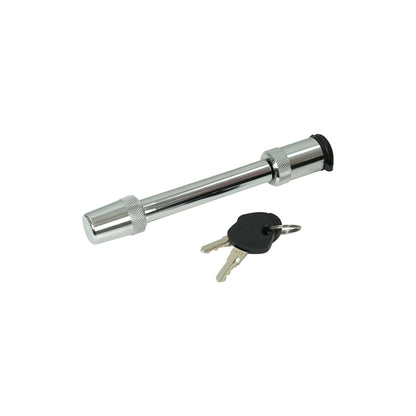 ENTHUZE| 5/8" Hitch Lock, 2" Receiver, Barbell, Chrome |ACTENT-120-158