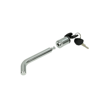 ENTHUZE| 5/8" Hitch Lock, 2", 2-1/2" Or 3" Receiver, Deadbolt, Chrome |ACTENT-120-258