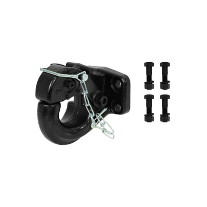 ENTHUZE| Pintle Hook With Safety Pin (20K), Fits 2-1/2" Or 3" Lunette Rings |ACTENT-140-001