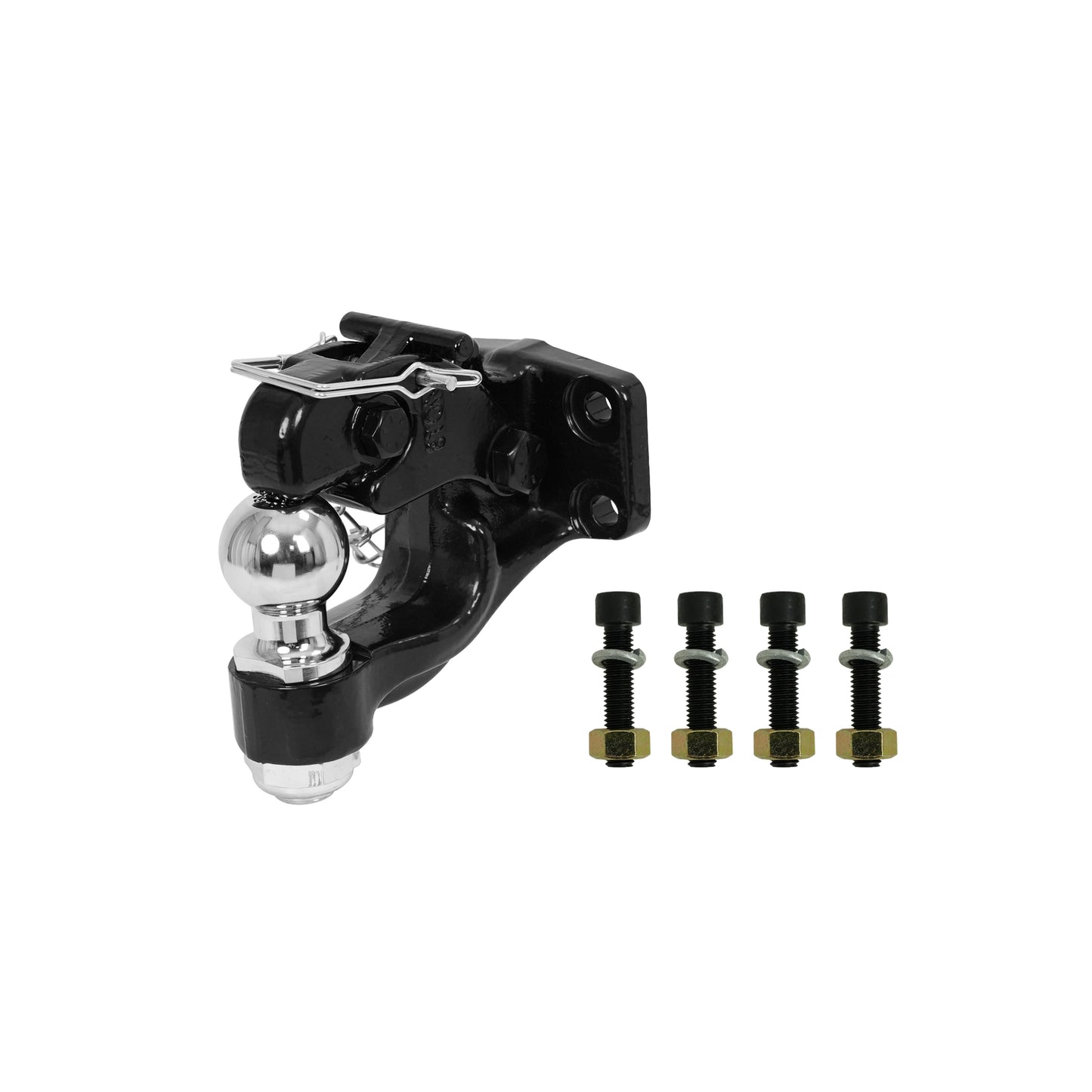 ENTHUZE| Ball & Pintle Hitch, 2" Ball, 16,000 Lbs. Ball Capacity |ACTENT-140-004