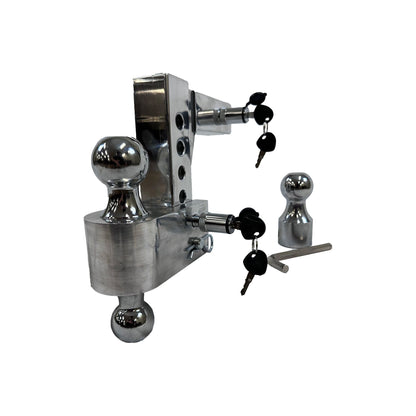 ENTHUZE| Aluminum Adjustable Drop Hitch |ACTENT-ADDH