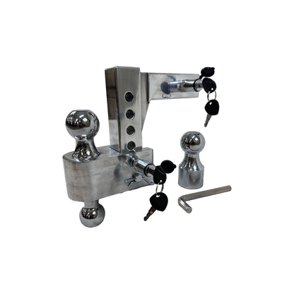 ENTHUZE| Aluminum Adjustable Drop Hitch |ACTENT-ADDH