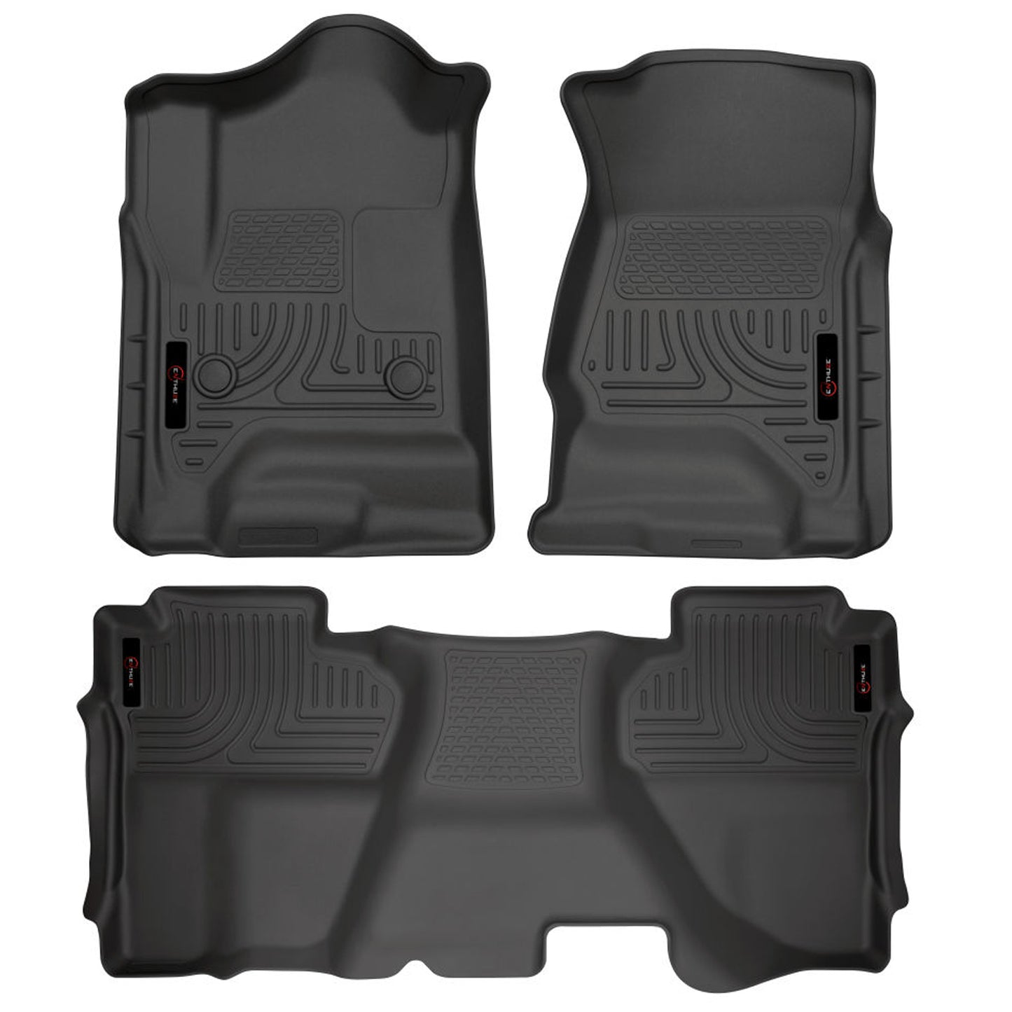 ENTHUZE|Floor Liners Silverado\Sierra 1500/2500/3500 Dbl Cab 14-18 |ACTENT13281-2