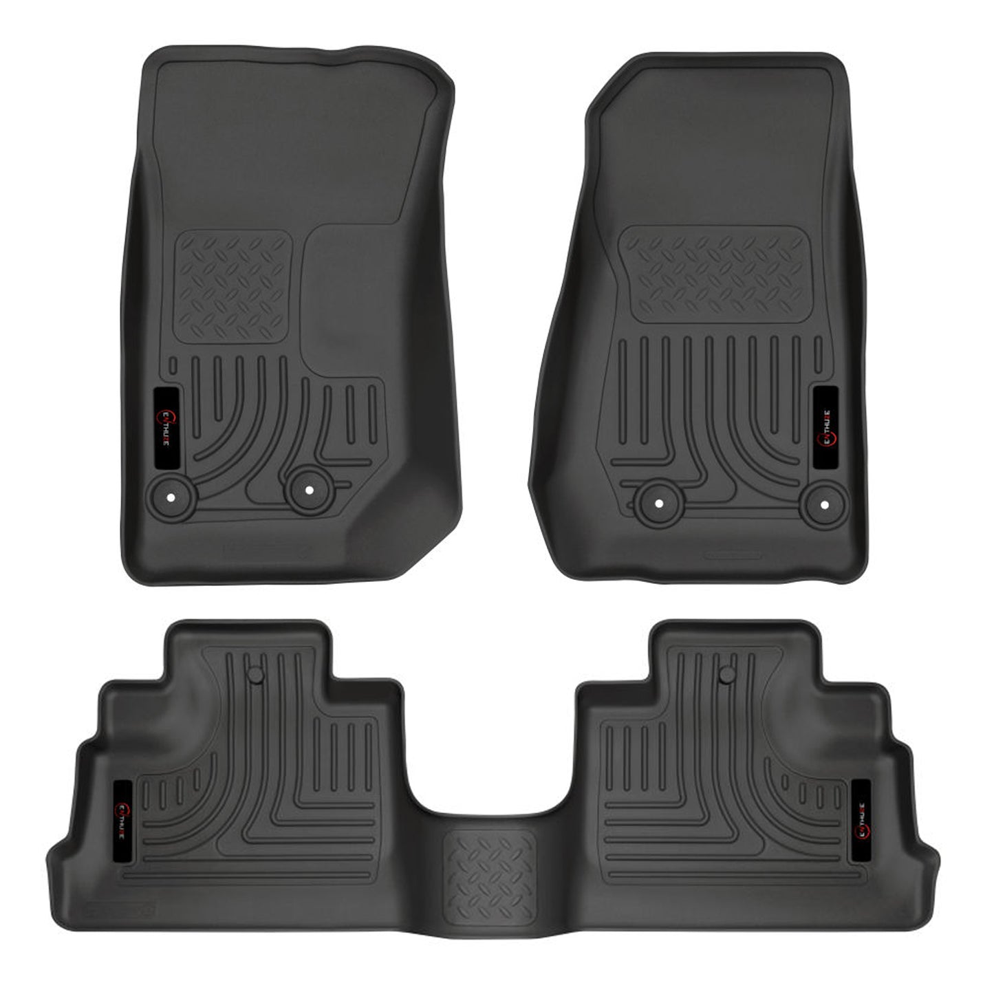 ENTHUZE|Floor Liners Jeep Wrangler Jk 14-18 |ACTENT14081-2