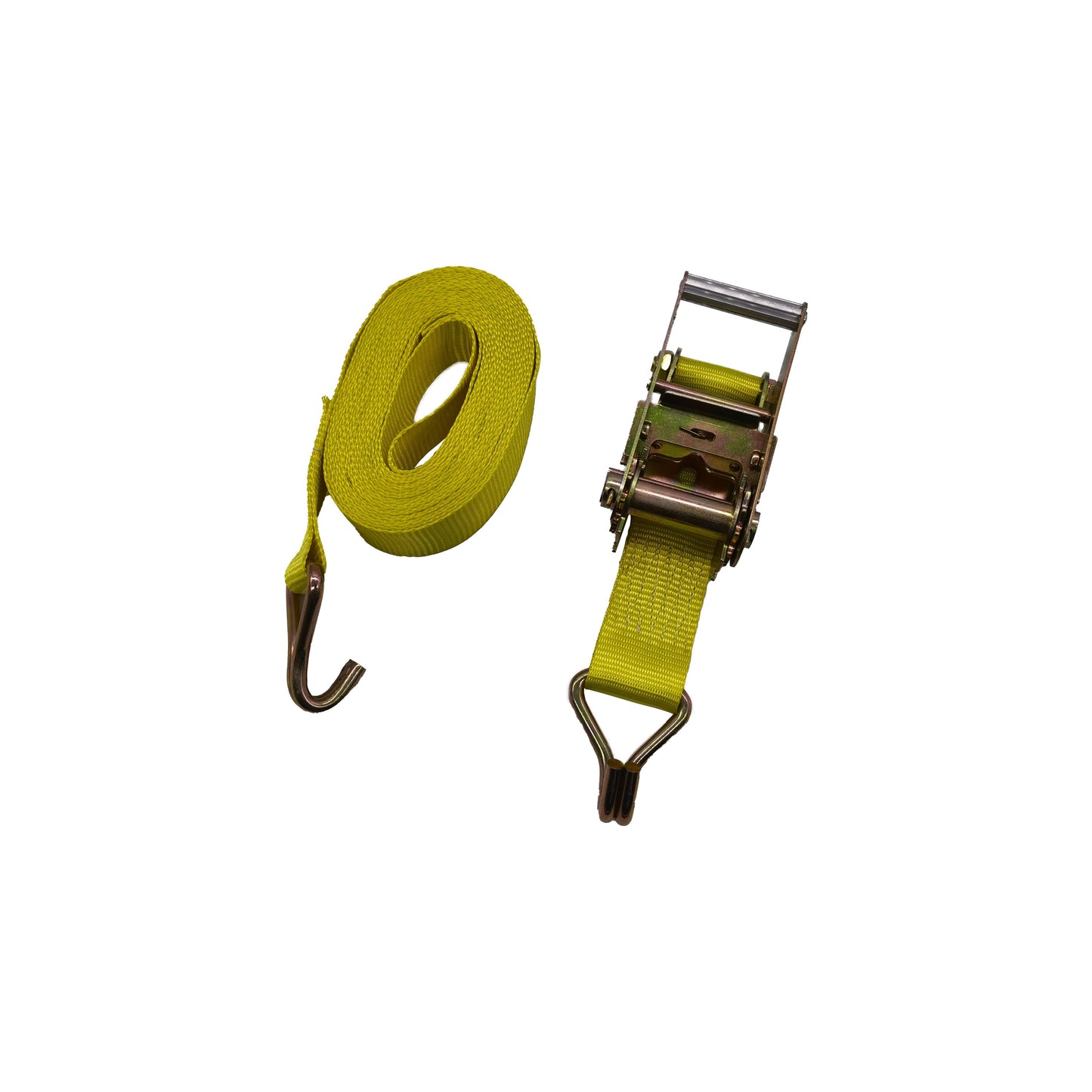 ENTHUZE| Ratchet Strap W/Double J-Hook, 2" X 25Ft 5000Lbs |ACTENT630796