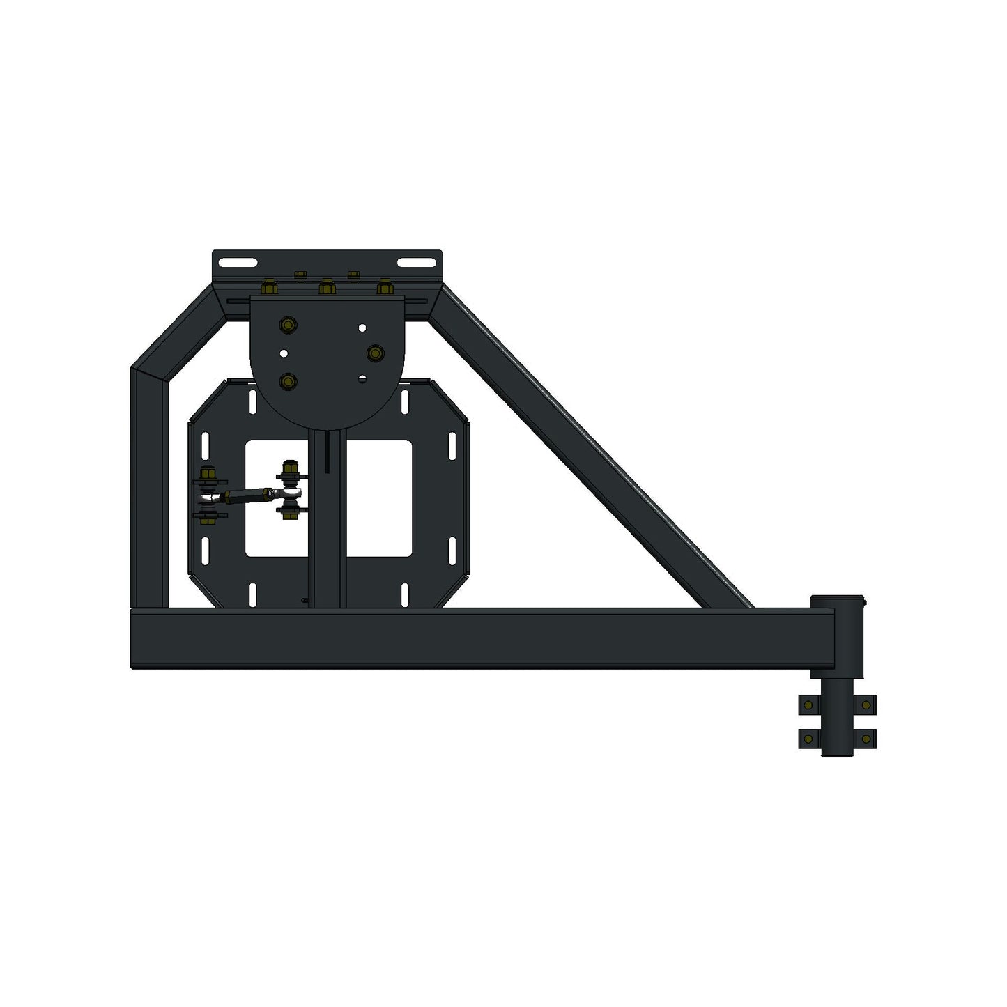 ENTHUZE| Jk Add-On Tire Carrier (Actentj6501 Bumper) |ACTENTJ6505