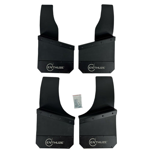 ENTHUZE| Kickback Mud Flaps, Front & Rear,13" |ACTENTKB-13B