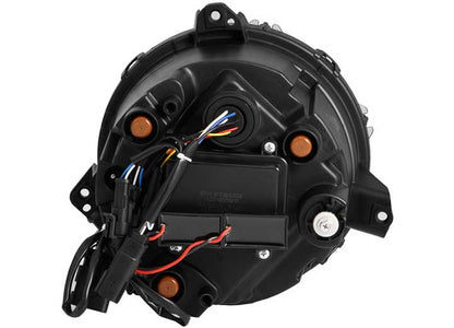 ALPHAREX NOVA-Series LED Projector Headlights Black for 18-24 Jeep Wrangler JL/Gladiator