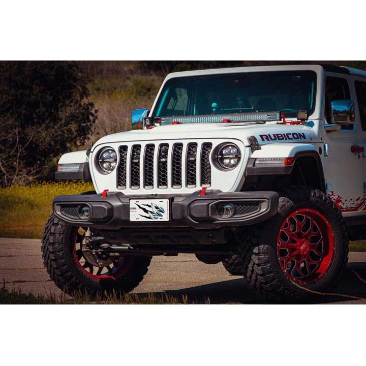 ALPHAREX NOVA-Series LED Projector Headlights Black for 18-24 Jeep Wrangler JL/Gladiator