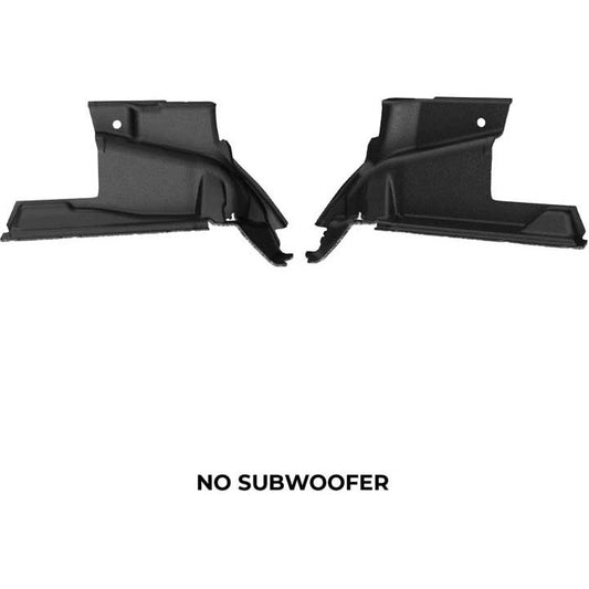 Armorlite 18-23 WRANGLER JLU 4DR WHEELHOUSE COVERS (L/R) NO SUBWOOFER MESA SMOKE B1019398-BLK1-AA