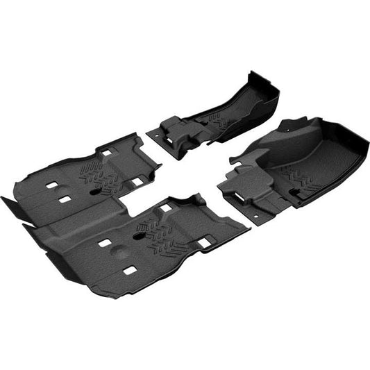 Armorlite 24-C WRANGLER JLU 4DR FRONT & REAR FLOORING MESA SMOKE B1019428-BLK1-AA